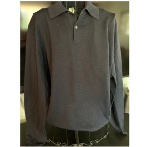 Brooks Brothers Dark Charcoal Gray sweater